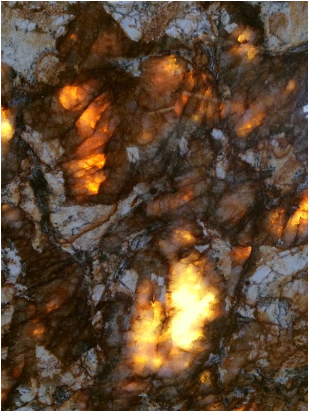 Golden Sun Granite Translucent